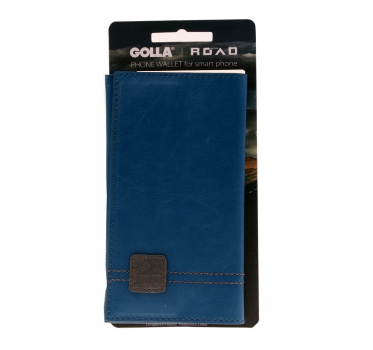 Golla hone Wallet Bill for Sa msung Galaxy S4, Blue/Grey Golla hone Wallet Bill for Sa msung Galaxy S4, Blue/Grey