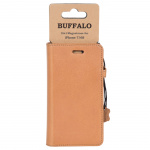 Buffalo Wallet Case iPhone 6 / 6S Cognac Buffalo Wallet Case iPhone 6 / 6S Cognac