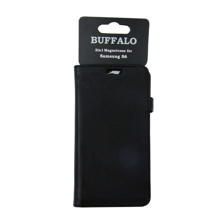 Buffalo Wallet Case Black - Samsung S6