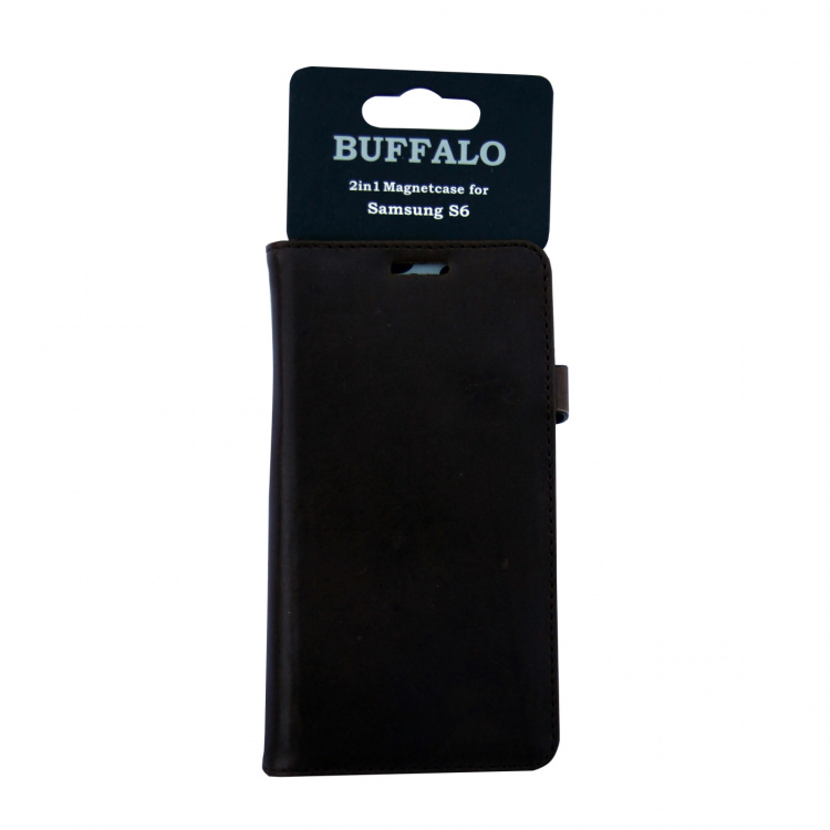Buffalo Wallet Case Brown - Samsung S6 Buffalo Wallet Case Brown - Samsung S6
