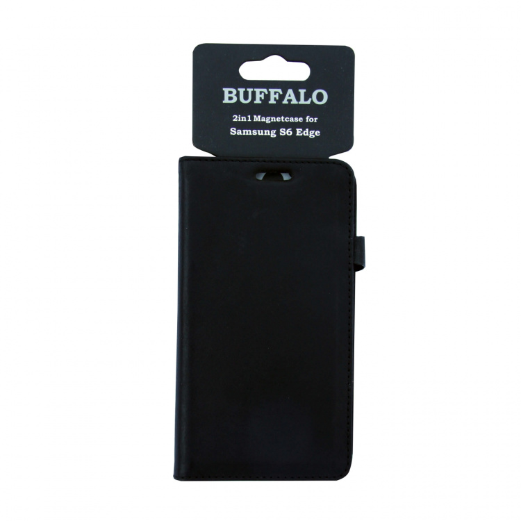 Buffalo Wallet Case Black - Samsung S6 Edge