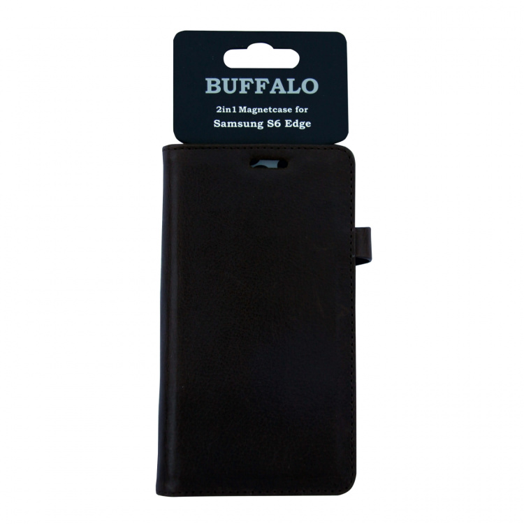 Buffalo Wallet Case Brown - Samsung S6 Edge