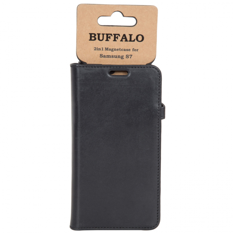 Buffalo Wallet Case Black - Samsung S7