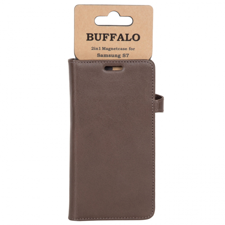 Buffalo Wallet Case Brown - Samsung S7
