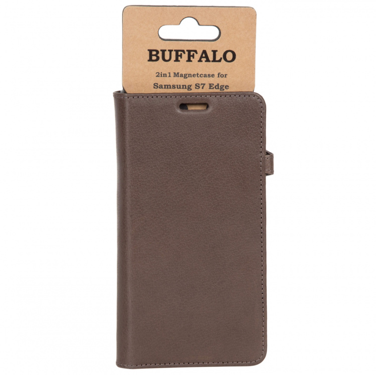 Buffalo Wallet Case Brown - Samsung S7 Edge Buffalo Wallet Case Brown - Samsung S7 Edge