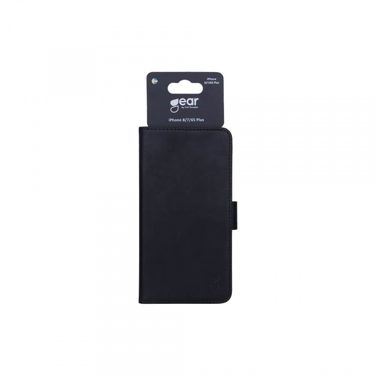 Gear Wallet Case Black - iPhone 6/7/8 Plus