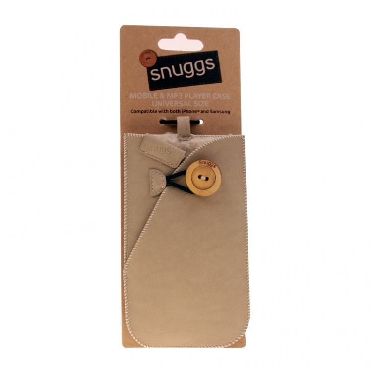 SNUGGS Phone/Smartphone Sleev e, Universal, Beige SNUGGS Phone/Smartphone Sleev e, Universal, Beige