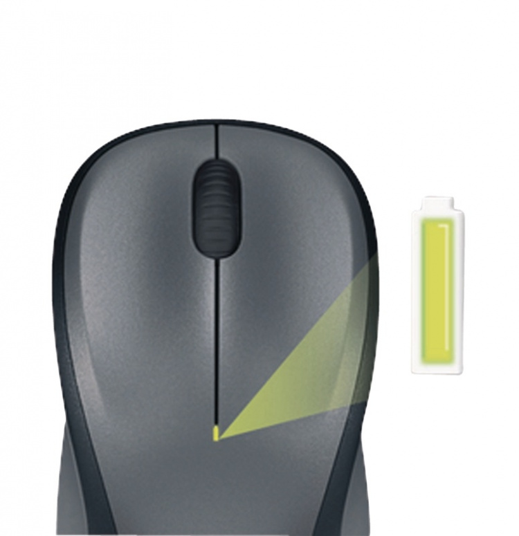 M235 Wireless Mouse Desktop 3-Button Grey M235 Wireless Mouse Desktop 3-Button Grey
