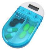 Medicine box with timer and display