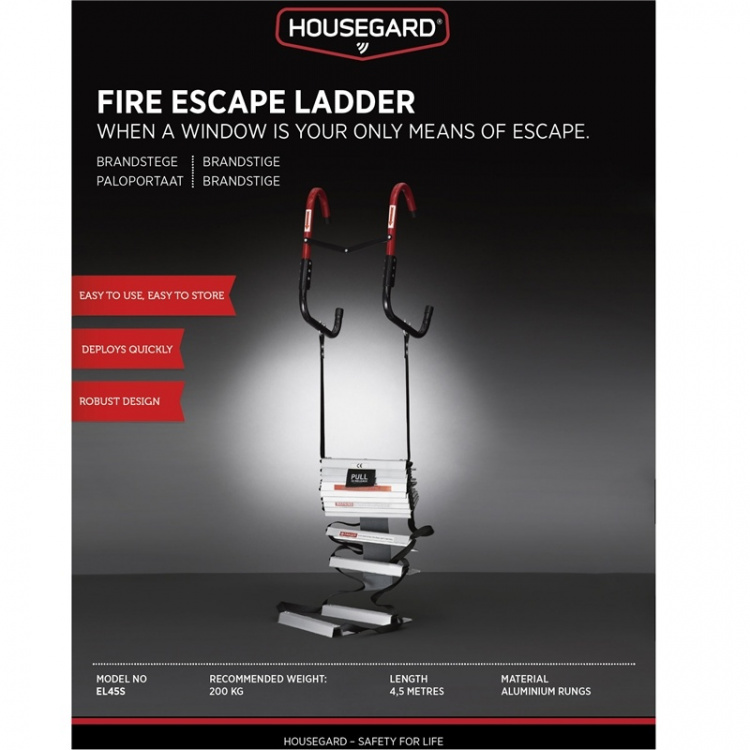 Housegard Brandstege 4,5 m EL45S Housegard Brandstege 4,5 m EL45S