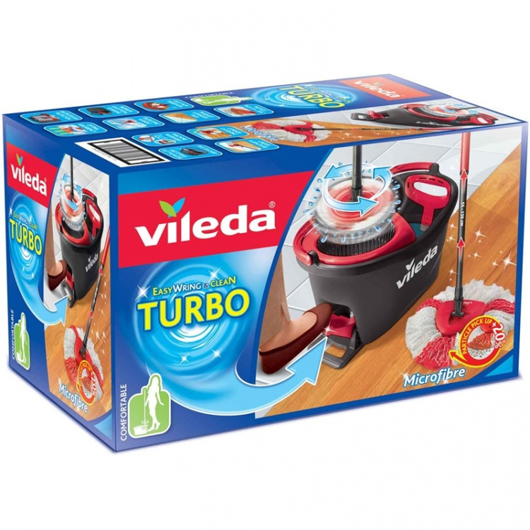 Vileda Mop Easywring & Clean Turbo Vileda Mop Easywring & Clean Turbo