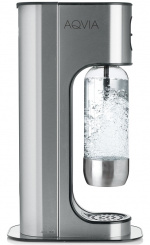 AGA Aqvia Exclusive Steel Black including 4 bottles + kolsyrepatron