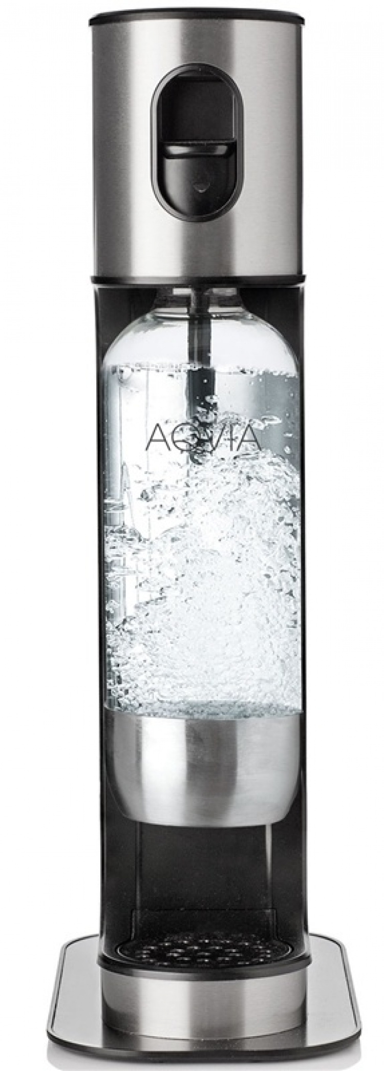 AGA Aqvia Exclusive Steel Black inkl. 2 1L flaskor, 4x0,5L flaskor + kolsyrepatron