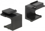 DeLOCK Keystone täckmodul, påse med 4 täckmoduler, svart