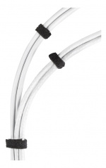 DELTACO Hook and loop fastener cable ties, width 10mm, 25m, black DELTACO Hook and loop fastener cable ties, width 10mm, 25m, black