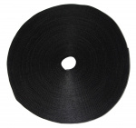 DELTACO Hook and loop fastener cable ties, width 10mm, 25m, black DELTACO Hook and loop fastener cable ties, width 10mm, 25m, black