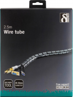 DELTACO nylon wire tube, 25mm diameter tool included, 2.5m, black