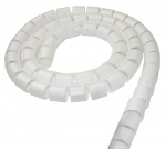 DELTACO nylon wire tube, 25mm diameter tool included, 2.5m, white DELTACO nylon wire tube, 25mm diameter tool included, 2.5m, white