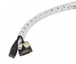 DELTACO nylon wire tube, 25mm diameter tool included, 2.5m, white DELTACO nylon wire tube, 25mm diameter tool included, 2.5m, white