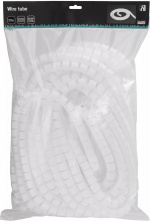 DELTACO nylon wire tube, 25mm diameter tool included, 20m, white DELTACO nylon wire tube, 25mm diameter tool included, 20m, white