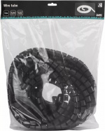 DELTACO nylon wire tube, 25mm diameter tool included, 10m, black DELTACO nylon wire tube, 25mm diameter tool included, 10m, black