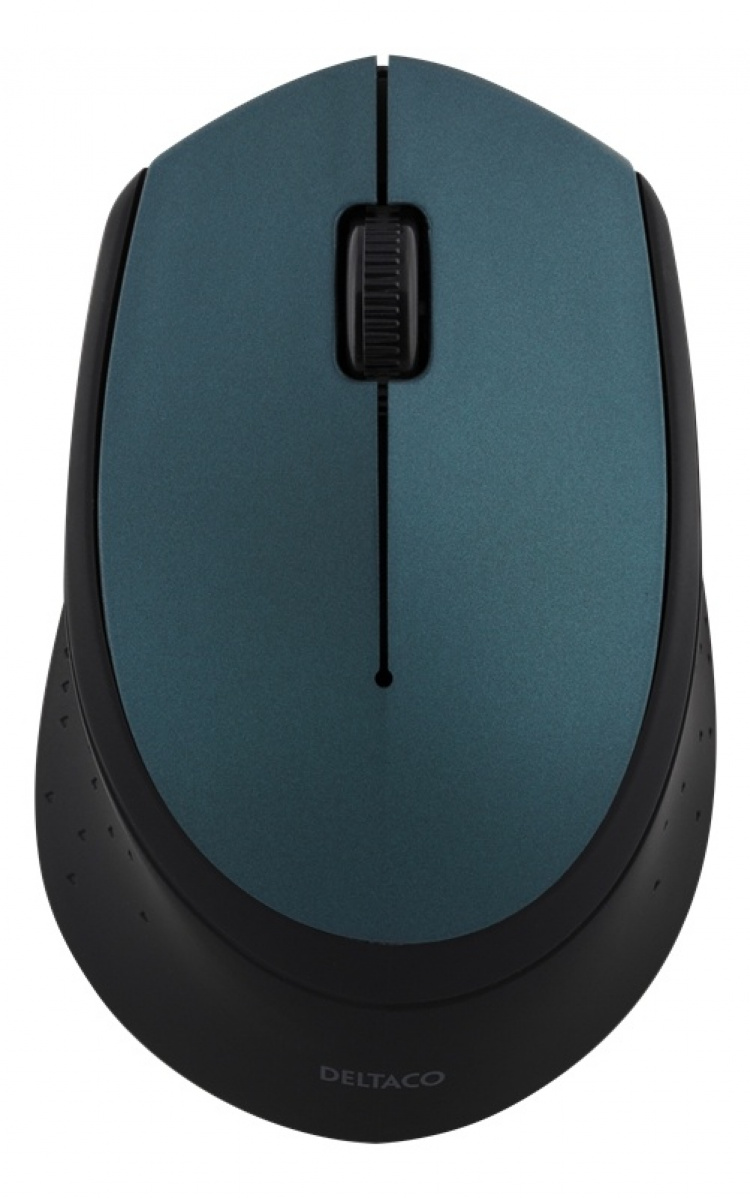 DELTACO wireless optical mouse 2,4GHz, 3 buttons with a scroll, green