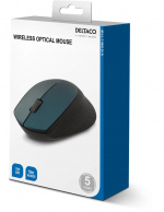 DELTACO wireless optical mouse 2,4GHz, 3 buttons with a scroll, green