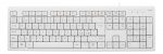 DELTACO Keyboard, 105 keys, Nordic layout, USB, white, 13 media keys,
