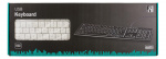 DELTACO Keyboard, 105 keys, Nordic layout, USB, white, 13 media keys,