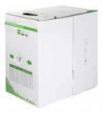 DELTACO F/UTP Cat6 Patch Cable, LSZH, 305m box, white