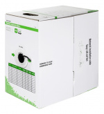 DELTACO U/UTP Cat6 installation cable, for outdoor use, 305m, black