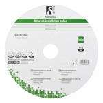 DELTACO F/UTP Cat6 installation cable, for outdoor use, 305m, black