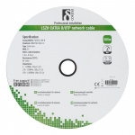 DELTACO U/FTP Cat6a installation cable, 305m, 500MHz, LSZH, gray