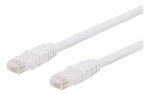 DELTACO U/UTP Cat6a patch cable, 10m, 500MHz, LSZH, white