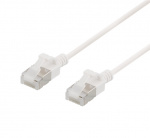 DELTACO U/FTP Cat6a patch cable, slim, 3,8mm in diameter, 5m, white DELTACO U/FTP Cat6a patch cable, slim, 3,8mm in diameter, 5m, white