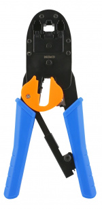 DELTACO Modularverktyg för 4/6/8-pin med avbitare/avskalare