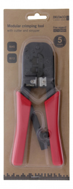 DELTACO Modular tool for 6/8 pin with cutter / peelerDELTACO Modular t DELTACO Modular tool for 6/8 pin with cutter / peelerDELTACO Modular t