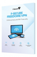 F-Secure FREEDOME VPN, 1 år 1 enhet, nordic, retail Box