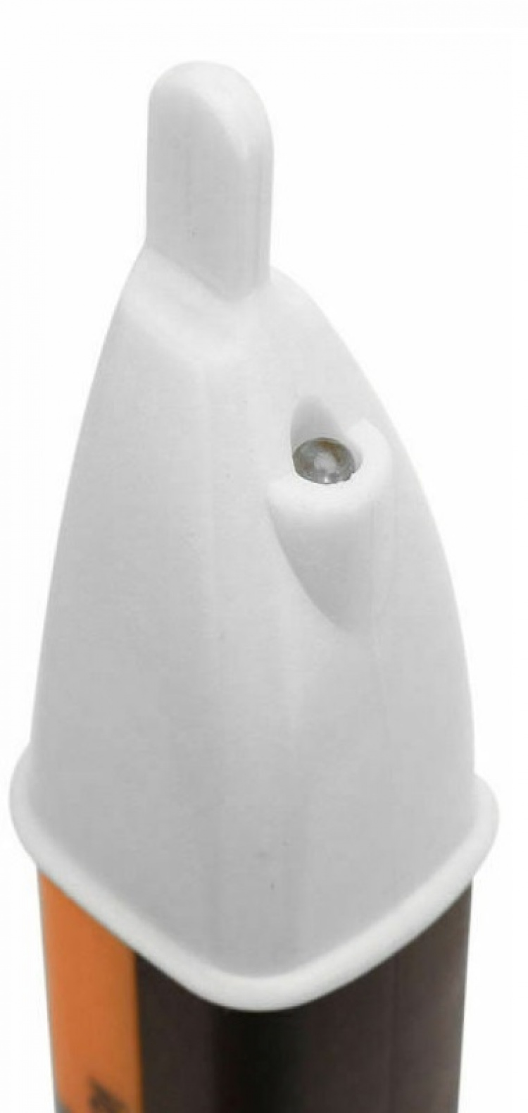 Test pen for voltage, with LED indicator and flashlight