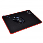 Rebeltec SliderM+ mouse pad for gaming, black, 3 mm thick
