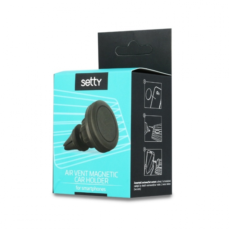 Setty magnetic car holder for fan grilles Setty magnetic car holder for fan grilles