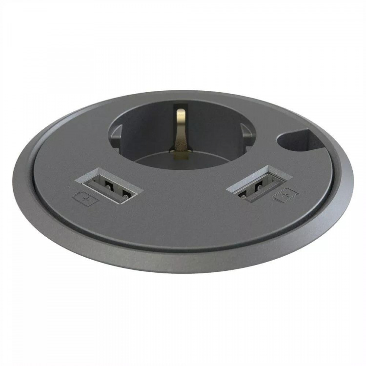 Kondator Powerdot - El, 2×USB-laddare, genomföringshål