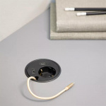 Kondator Powerdot - El, 2×USB-laddare, genomföringshål
