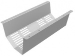 TopAcess 935-TK31 - Uttagsbrunn för ellist 370 x 200 mm, silver