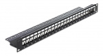 Delock 19″ Keystone Patch Panel 24 Port black Delock 19″ Keystone Patch Panel 24 Port black
