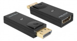 Delock Adapter Displayport 1.1 male to HDMI female, 3840x2160, black