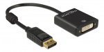 Delock Adapter Displayport 1.2 male > DVI female 4K Active black Delock Adapter Displayport 1.2 male > DVI female 4K Active black