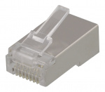 DELTACO RJ45 connector for patch cable, Cat6, shielded, 20pcs DELTACO RJ45 connector for patch cable, Cat6, shielded, 20pcs