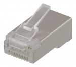 DELTACO RJ45 connector for patch cable, Cat6a, shielded, 20pcs