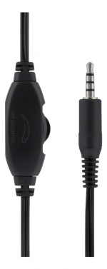 DELTACO Stereo Headset, 30 mm element, 1x 3.5 mm (4-pole), black DELTACO Stereo Headset, 30 mm element, 1x 3.5 mm (4-pole), black